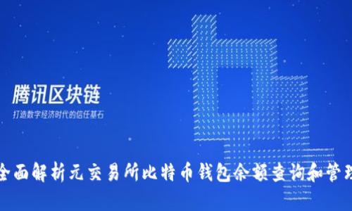 全面解析元交易所比特币钱包余额查询和管理